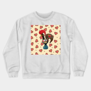 Galo de Barcelos, Portugal Crewneck Sweatshirt